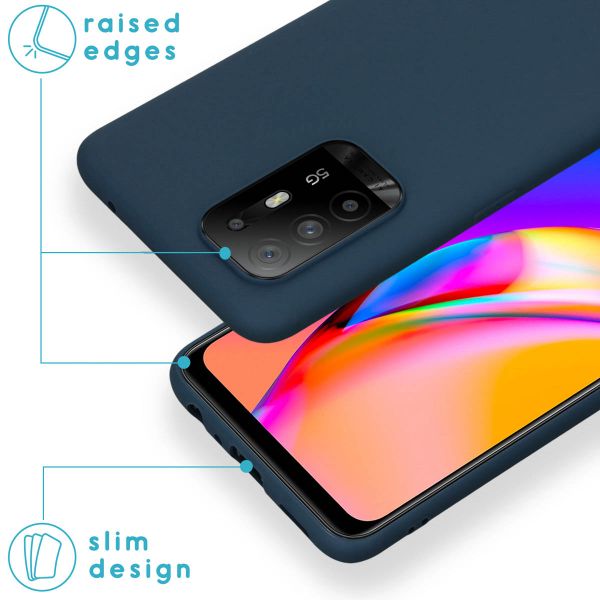 imoshion TPU Color Cover Oppo A94 (5G) - Dunkelblau