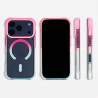 Selencia Gradient MagSafe Back Cover Apple iPhone 17 Pro Max - Rosa / Blau