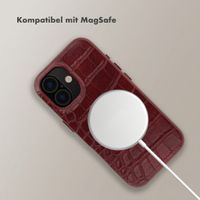 Selencia Croco Backcover mit MagSafe Apple iPhone 17 - Burgundy