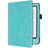 imoshion Vegan Leather Klapphülle Kobo Clara 2E / Tolino Shine 4 - Hellblau