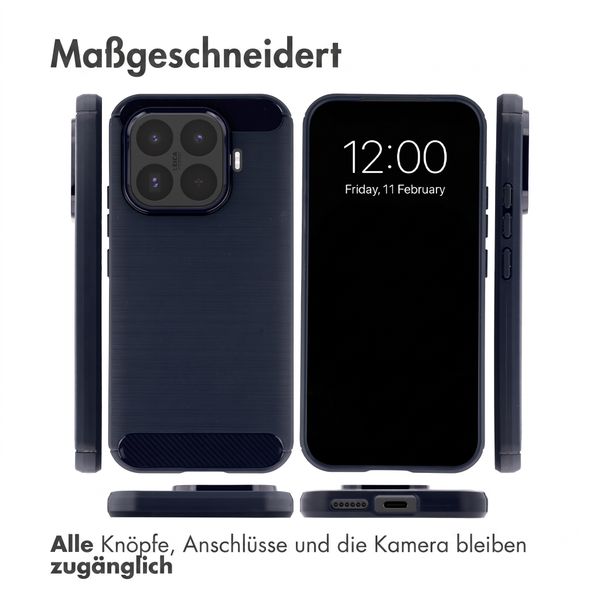 imoshion Brushed Back Cover Xiaomi 17T - Dunkelblau