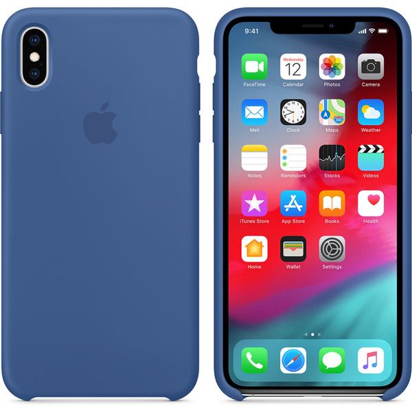 Apple Silikoncase Delft Blue für das Apple iPhone Xs Max