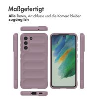 imoshion EasyGrip Back Cover für das Samsung Galaxy S21 FE - Violett