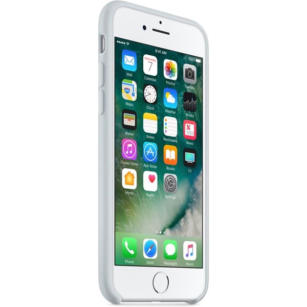 Apple Silikon-Case Mist Blue für das Apple iPhone SE (2022 / 2020) / 8 / 7