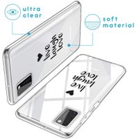 imoshion Design Hülle Samsung Galaxy A41 - Live Laugh Love