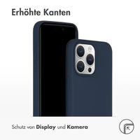 Accezz Liquid Silikoncase für das iPhone 15 Pro Max - Dunkelblau