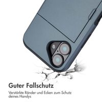 imoshion Backcover mit Kartenfach iPhone 16 - Dunkelblau
