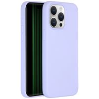 Accezz Liquid Silikoncase iPhone 15 Pro Max - Violett