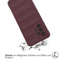 imoshion EasyGrip Back Cover für das Samsung Galaxy A33 - Aubergine