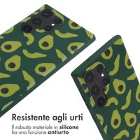 imoshion SilikonHülle design mit Band Samsung Galaxy S23 Ultra - Avocado Green