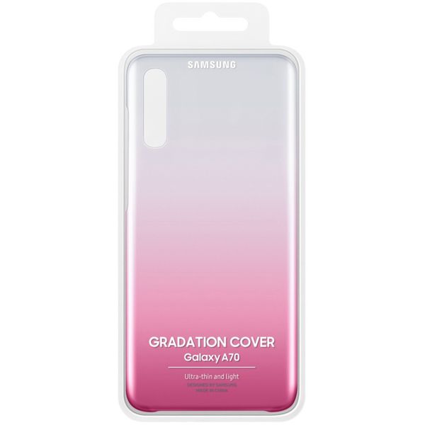 Samsung Original Gradation Cover Rosa für das Galaxy A70