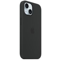 Apple Silikon-Case MagSafe für das Apple iPhone 15 - Black