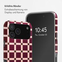 Selencia Vivid Rückabdeckung mit MagSafe Apple iPhone 18 Pro Max / 17 Pro Max - Check This Burgundy