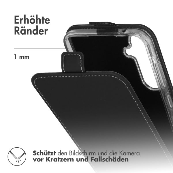 Accezz Flip Case für das Samsung Galaxy A35 - Schwarz