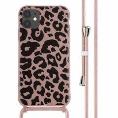 imoshion Silikonhülle design mit Band für das iPhone 11 - Animal Pink