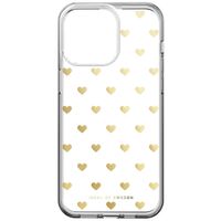 iDeal of Sweden Mirror Case iPhone 15 Pro Max - Golden Hearts