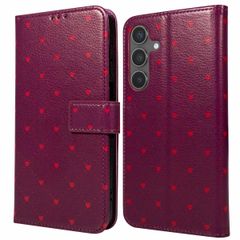 imoshion Design Klapphülle Samsung Galaxy S24 - Crush Check Coral Dust