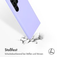 Accezz Liquid Silikoncase für das Samsung Galaxy S23 Ultra - Violett