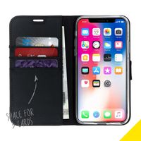 Accezz Wallet TPU Klapphülle Apple iPhone X / Xs - Schwarz