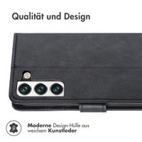 imoshion Luxuriöse Klapphülle Samsung Galaxy S22 Plus - Schwarz