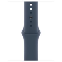 Apple Sport Band für die Apple Watch Series 1 bis 9 / SE (38/40/41 mm) | Series 10 (42 mm) - Größe S/M - Storm Blue