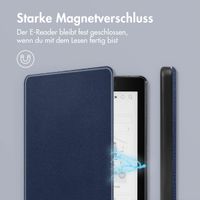 imoshion Slim Hard Case Klapphülle Kobo Aura One - Dunkelblau