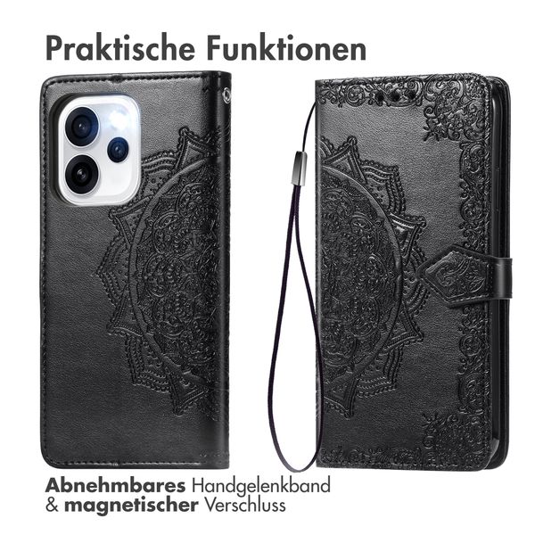 imoshion Mandala Klapphülle Oppo Reno15 Pro (5G) - Schwarz