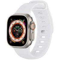 imoshion Silikonband für das Apple Watch Series 1-10 / SE / Ultra (2) - 42/44/45/46/49 mm - Weiß