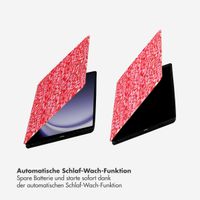 Selencia Vivid Klapphülle Samsung Galaxy Tab A9 Plus - Wild Spots Lipstick