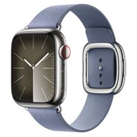 Apple Modern Buckle FineWoven für das  Apple Watch Series 1 t/m 9 / SE (38/40/41 mm) | Series 10 / 11 (42 mm) - Größe S - Lavender Blue