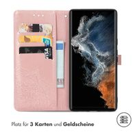 imoshion Mandala Klapphülle für das Samsung Galaxy S23 Ultra - Rose Gold