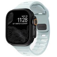 Nomad Sport Band FKM für die Apple Watch Series 1 bis 10 / SE / Ultra (2) (44/45/46/49 mm) - Icy Blue Glow