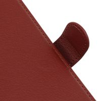 Litchi Klapphülle für das Oppo A52 / A72 / A92 - Braun