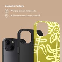 Selencia Vivid Back Cover Apple iPhone 13 - Chalky Bloom