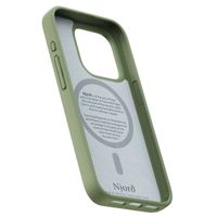 Njorð Collections Wildleder Comfort+ Case MagSafe für das iPhone 15 Pro - Olive