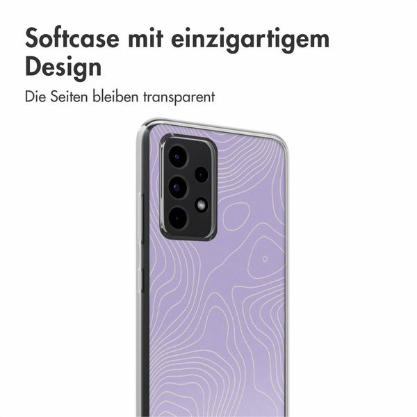 imoshion Design Hülle Samsung Galaxy A52(s) (5G/4G) - Topo Lilac