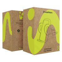 imoshion Handyhalterung für das Auto – Universell – Verstellbar - Lüftungsgitter - Schwarz