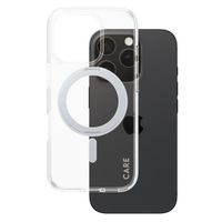 CARE by PanzerGlass Kickstand Case MagSafe für das iPhone 16 Pro - Silber