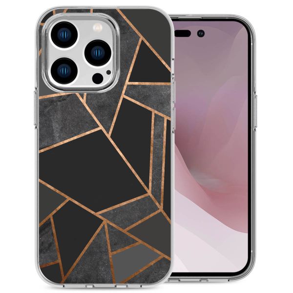 imoshion Design Hülle iPhone 14 Pro - Black Graphic
