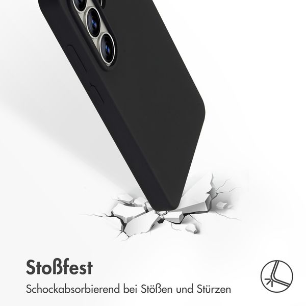 Accezz Liquid Silikoncase Samsung Galaxy S26 Ultra - Schwarz