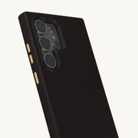 Selencia Rivièra Backcover mit MagSafe mit abnehmbaren Haken Samsung Galaxy S24 Ultra - Velvet Black