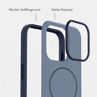 imoshion Color Backcover mit Thin MagSafe Ring Apple iPhone 15 Pro - Dunkelblau