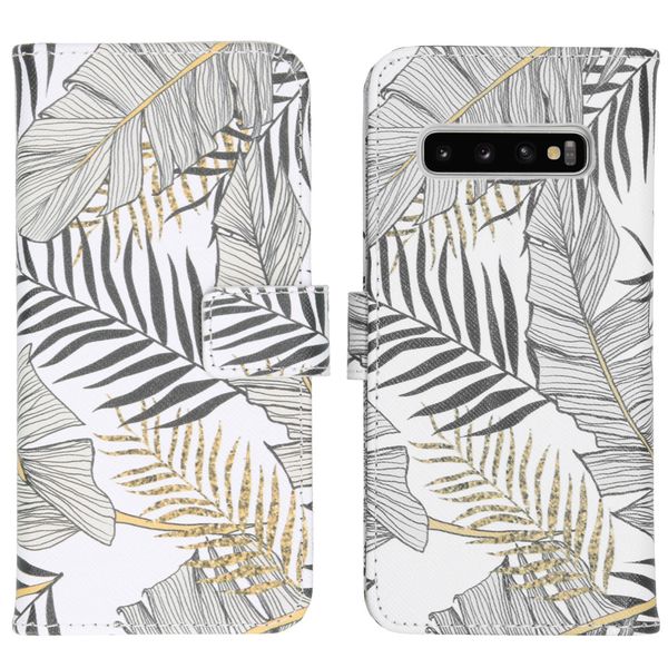 imoshion Design TPU Klapphülle Galaxy S10 - Glamour Botanic