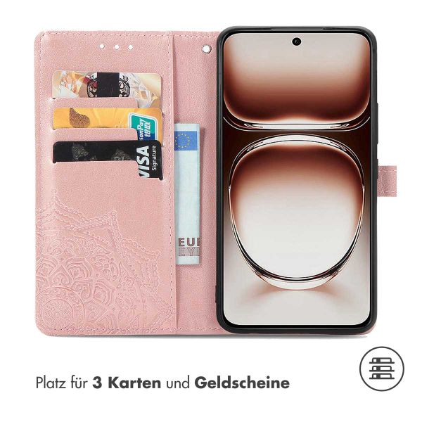 imoshion Mandala Klapphülle für das Oppo A80 5G - Rose Gold