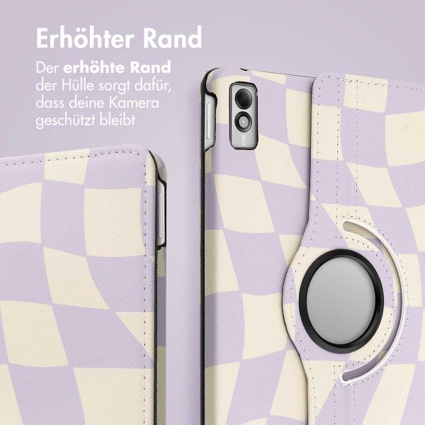 imoshion 360° drehbare Design Klapphülle Lenovo Tab M10 5G - Dancing Cubes