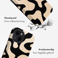 Selencia Vivid Rückabdeckung mit MagSafe Apple iPhone 13 - Art Wave Black