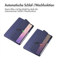 imoshion Trifold Hardcase Klapphülle Samsung Galaxy Tab S11 Ultra - Dunkelblau