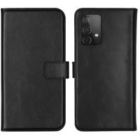 Selencia Echtleder Klapphülle Samsung Galaxy A52(s) (5G/4G) - Schwarz