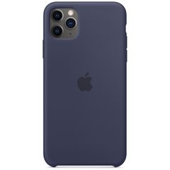 Apple Silikon-Case Midnight Blue für das iPhone 11 Pro Max