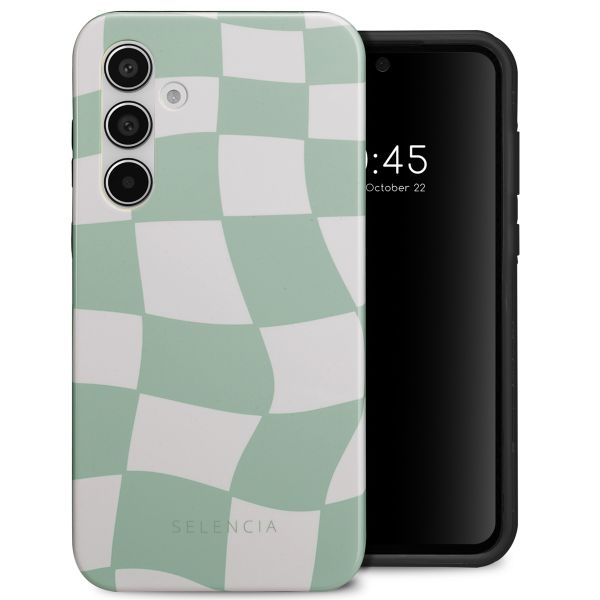 Selencia Vivid Tough Back Cover für das Samsung Galaxy A55 - Groovy Sage Green